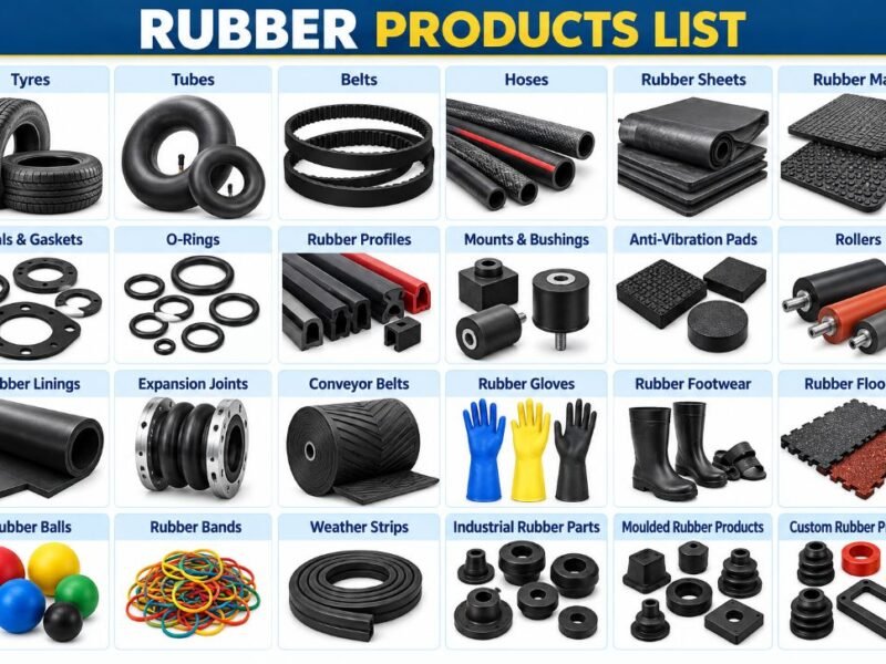 Rubber products list